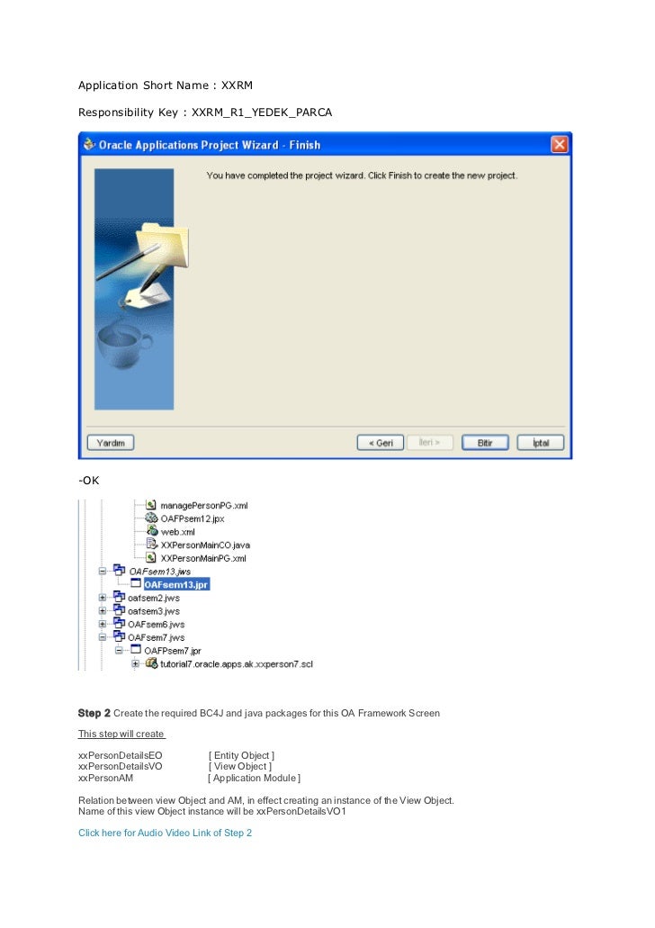 Oaf Tutorial Pdf